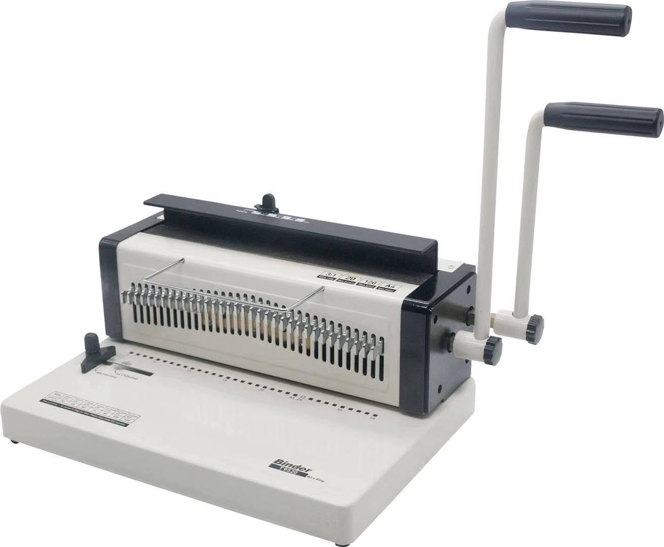 Біндер на металеву пружину YIBO T9520 квадратні отвори (000014604)